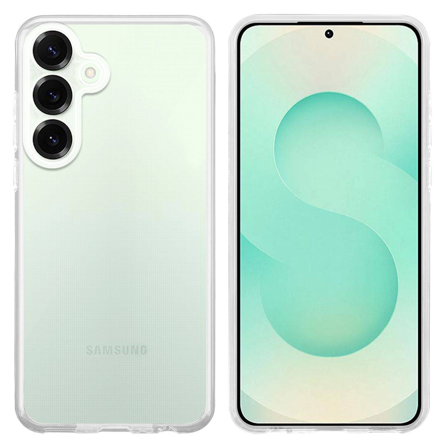 Cadorabo Hülle für Samsung Galaxy S25 Plus Schutz Hülle in Transparent Schutzhülle TPU Silikon Cover Etui Case-1