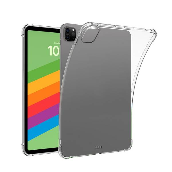 Cadorabo Hülle für Apple iPad 11 Pro 2024 Schutz Hülle in Transparent Schutzhülle TPU Silikon Cover Etui Case