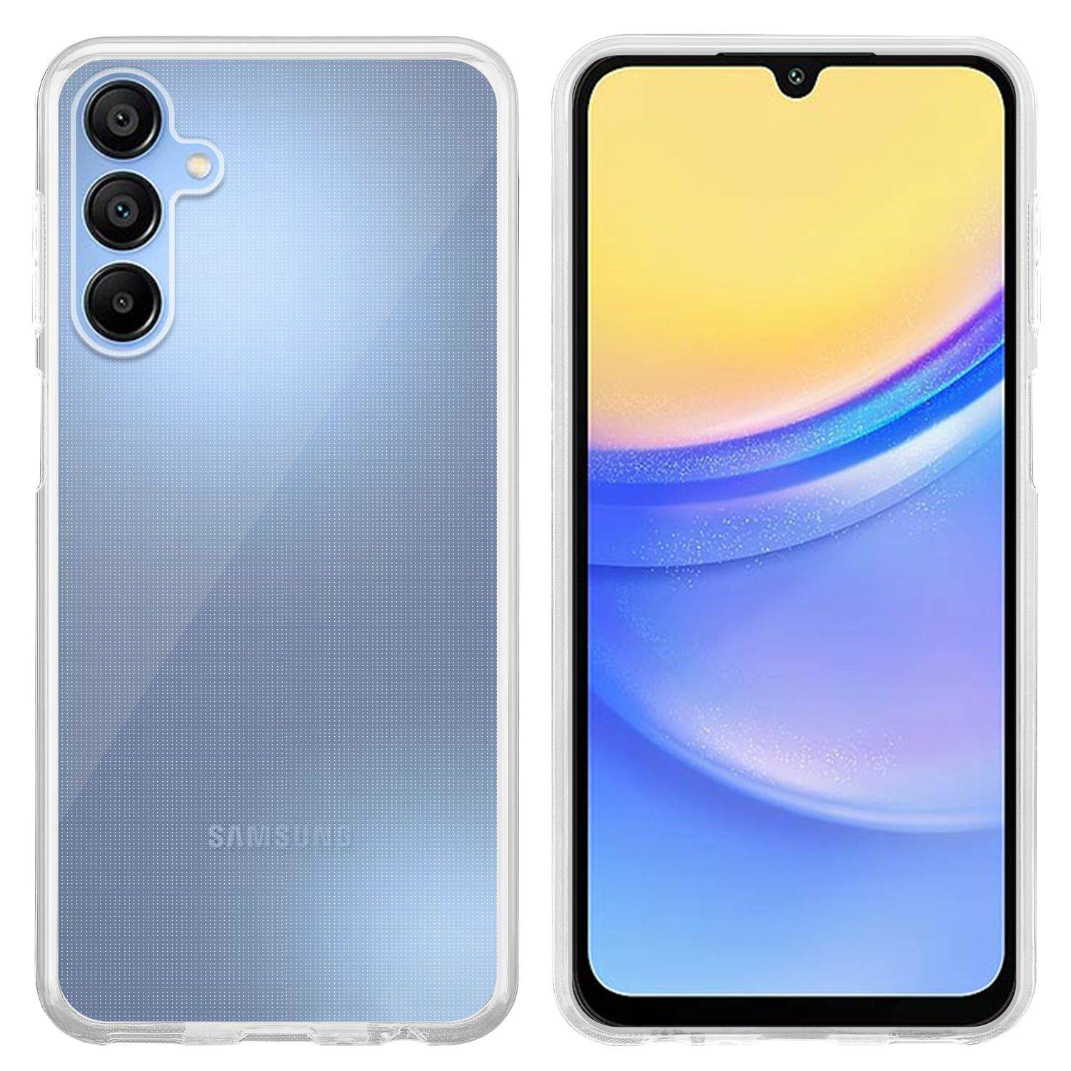 Cadorabo Hülle für Samsung Galaxy A16 Schutz Hülle in Transparent Schutzhülle TPU Silikon Cover Etui Case-1
