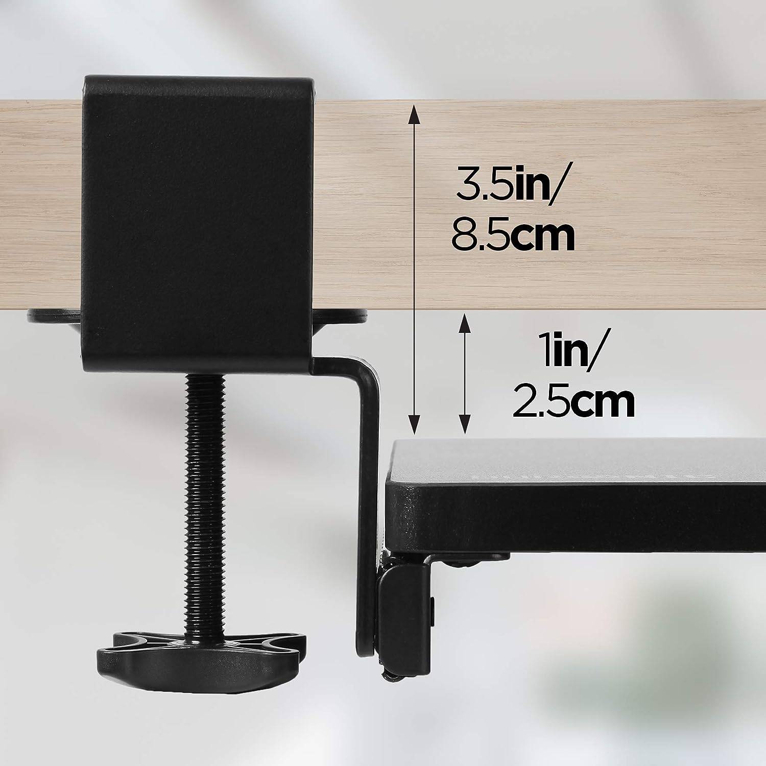 Duronic DKTPX2 Tastaturablage ergonomisch Schreibtisch Schublade ausziehbar-6