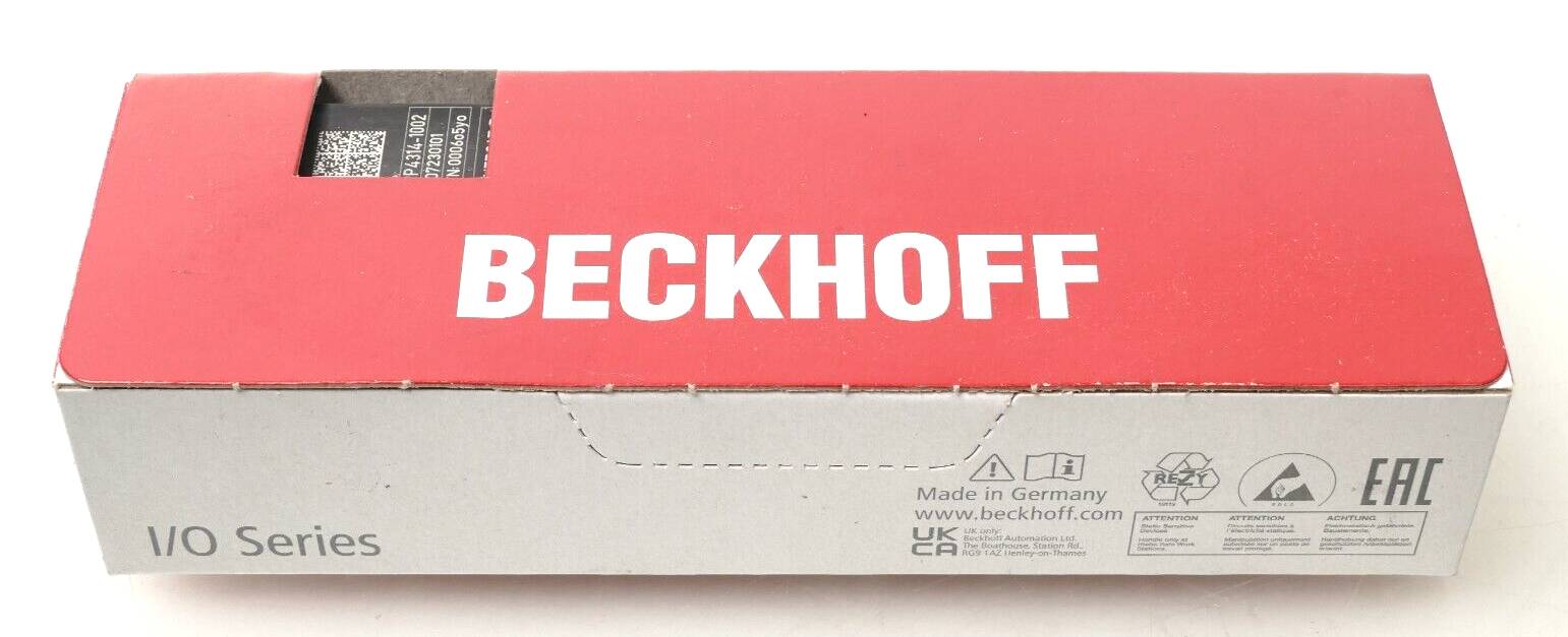Beckhoff EPP4314-1002, EtherCAT P-Box, 2-Kanal-Analog-Eingang+2-Kanal-Analog-Ausgang, Multifunktion, ±20 mA, 16 Bit-1