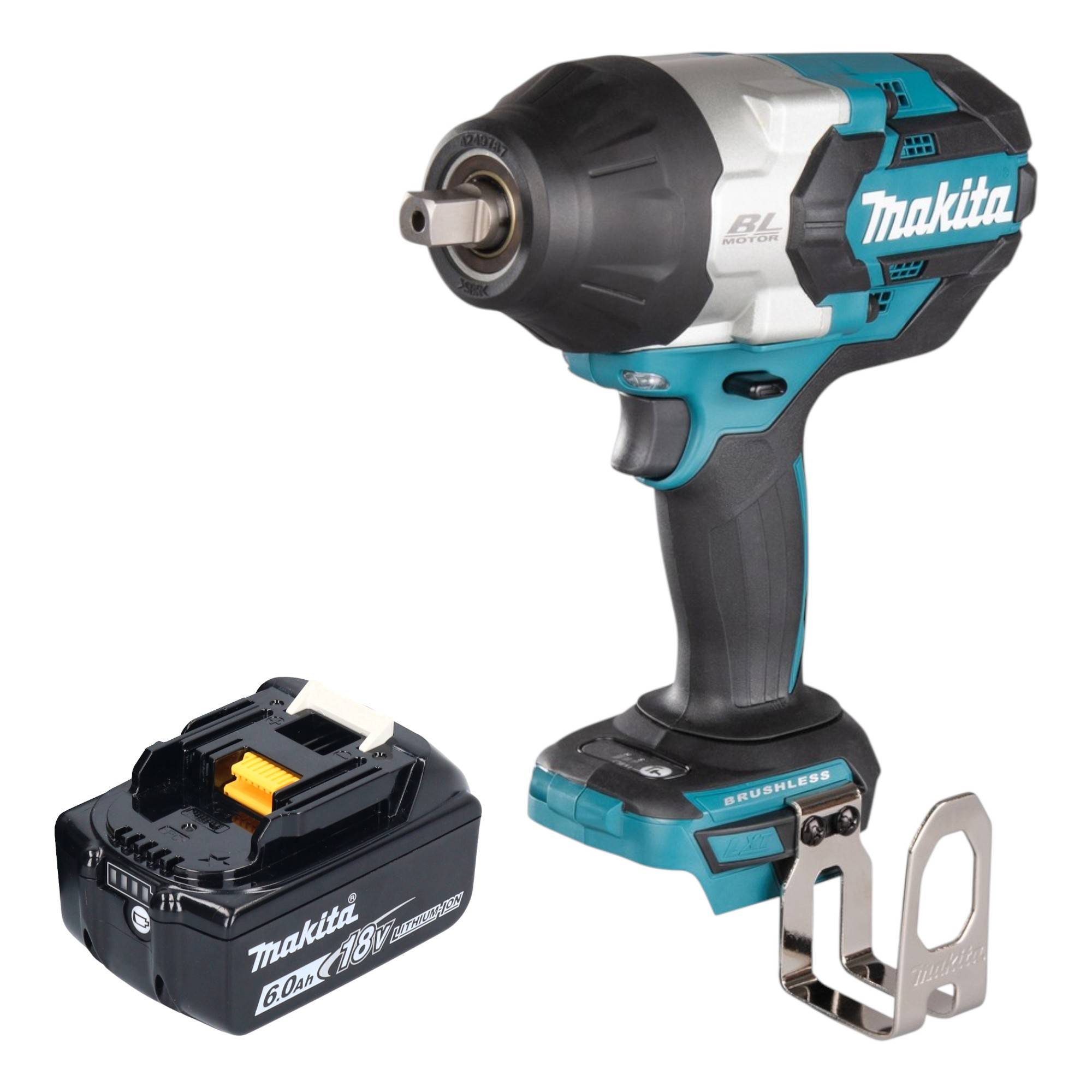 Makita DTW 1004 G1 Akku Schlagschrauber 18 V 1050 Nm 1/2" Brushless + 1x Akku 6,0 Ah - ohne Ladegerät-0