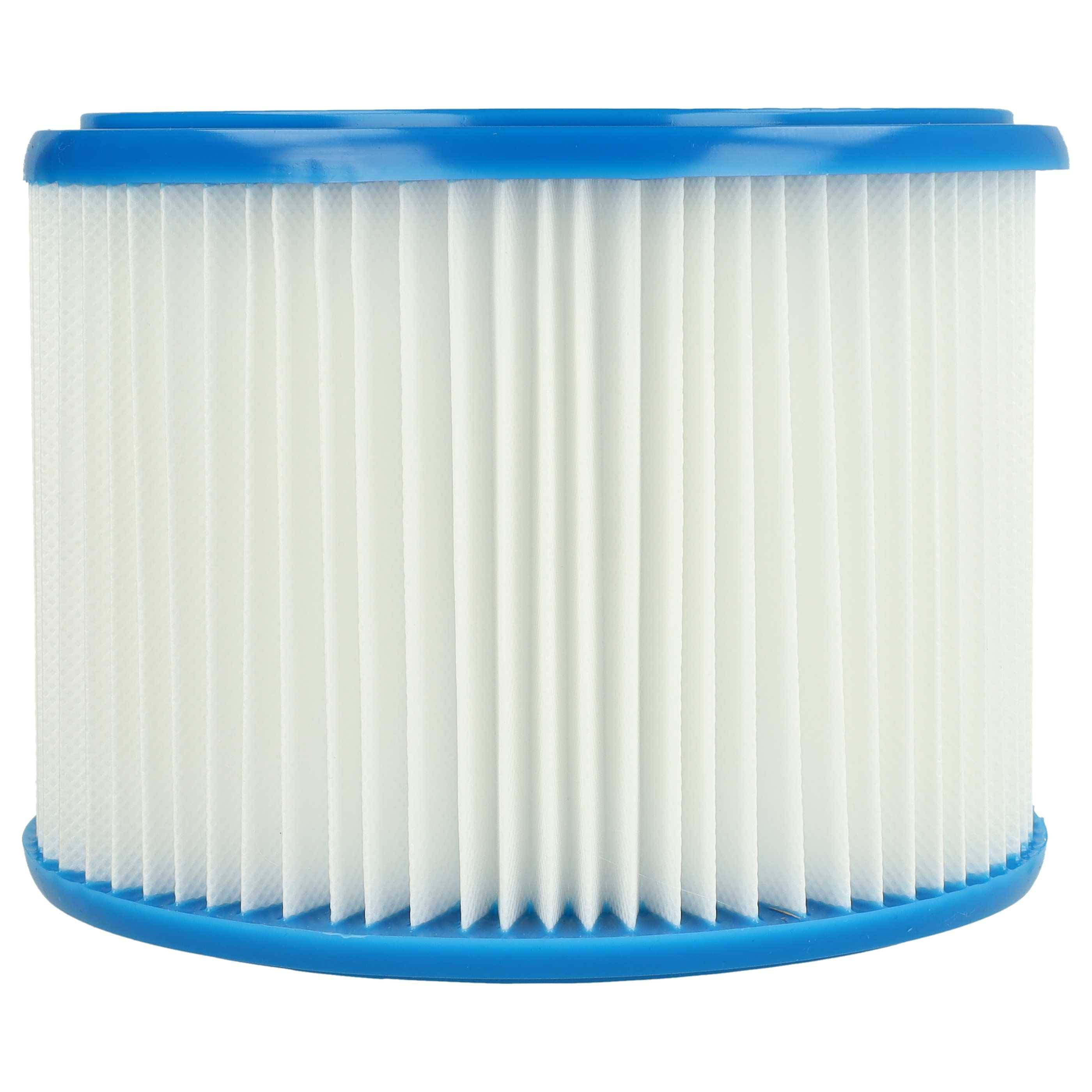 vhbw 4x Faltenfilter Ersatz für Makita P-70219 | W11753 für Staubsauger - Patronenfilter, Blau Weiß-1