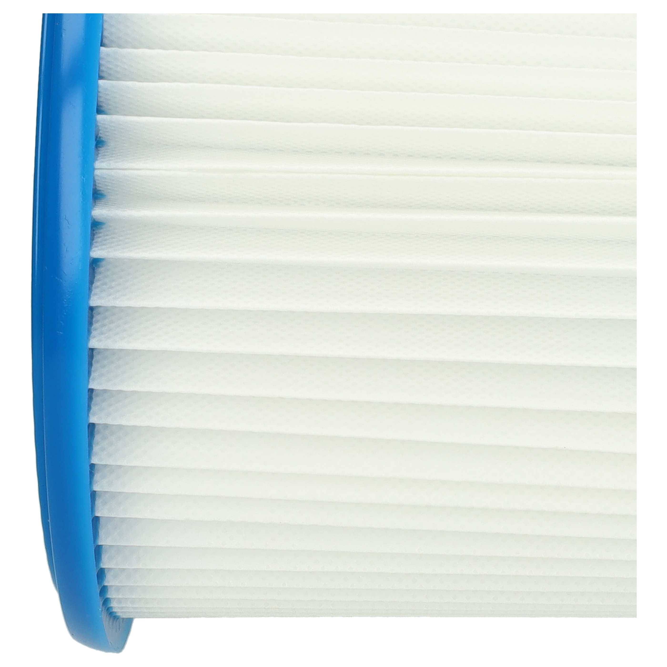vhbw 4x Faltenfilter Ersatz für Makita P-70219 | W11753 für Staubsauger - Patronenfilter, Blau Weiß-3