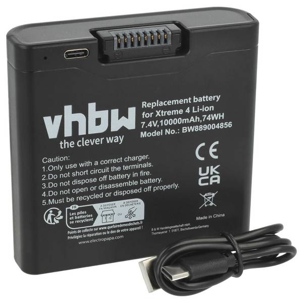 vhbw Akku Ersatz für FG4CELL21700G | für Lautsprecher Boxen Speaker (10000 mAh, 7,4 V, Li-Ion)