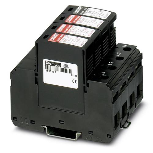 Phoenix Contact 2800184 VAL-MS-T1/T2 335/12.5/3+1 Überspannungsschutz-Ableiter Überspannungsschutz für: Verteilerschrank...