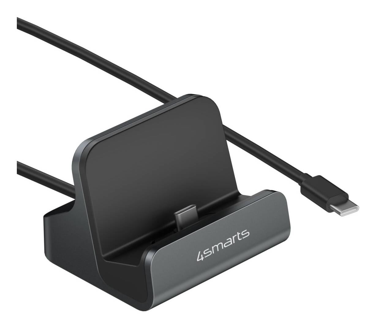 4smarts 541426, Universal, USB Typ-C, Schwarz, Grau-4