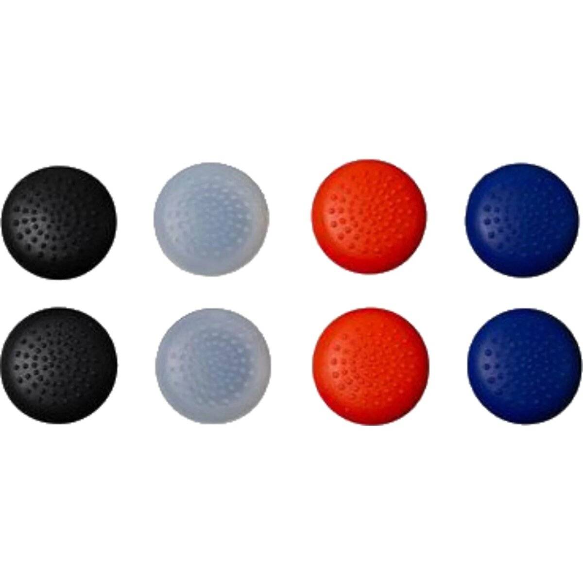 Qware Controller Caps kompatibel mit PS4  Rutschfeste Thumb Grips in 4 Farben (8er-Set)-0
