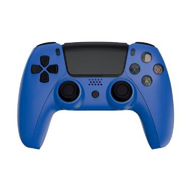 Qware Wireless Controller kompatibel mit PlayStation 4  Bluetooth & USB-C Verbindung Blau