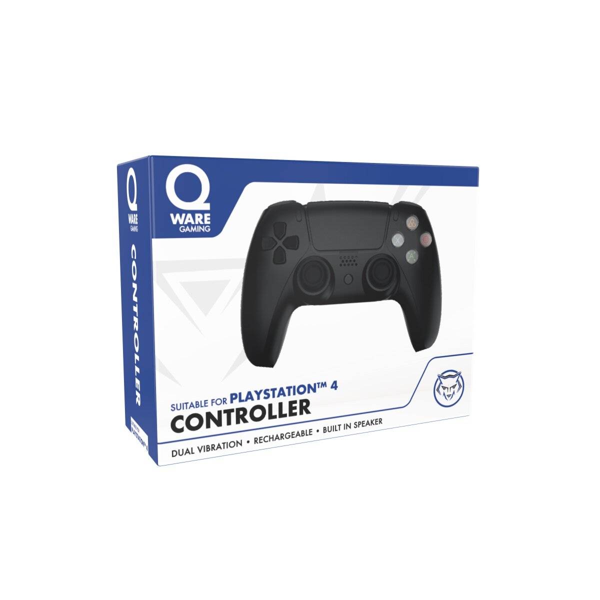 Qware Wireless Controller kompatibel mit PlayStation 4  Bluetooth & USB-C Verbindung Schwarz-2
