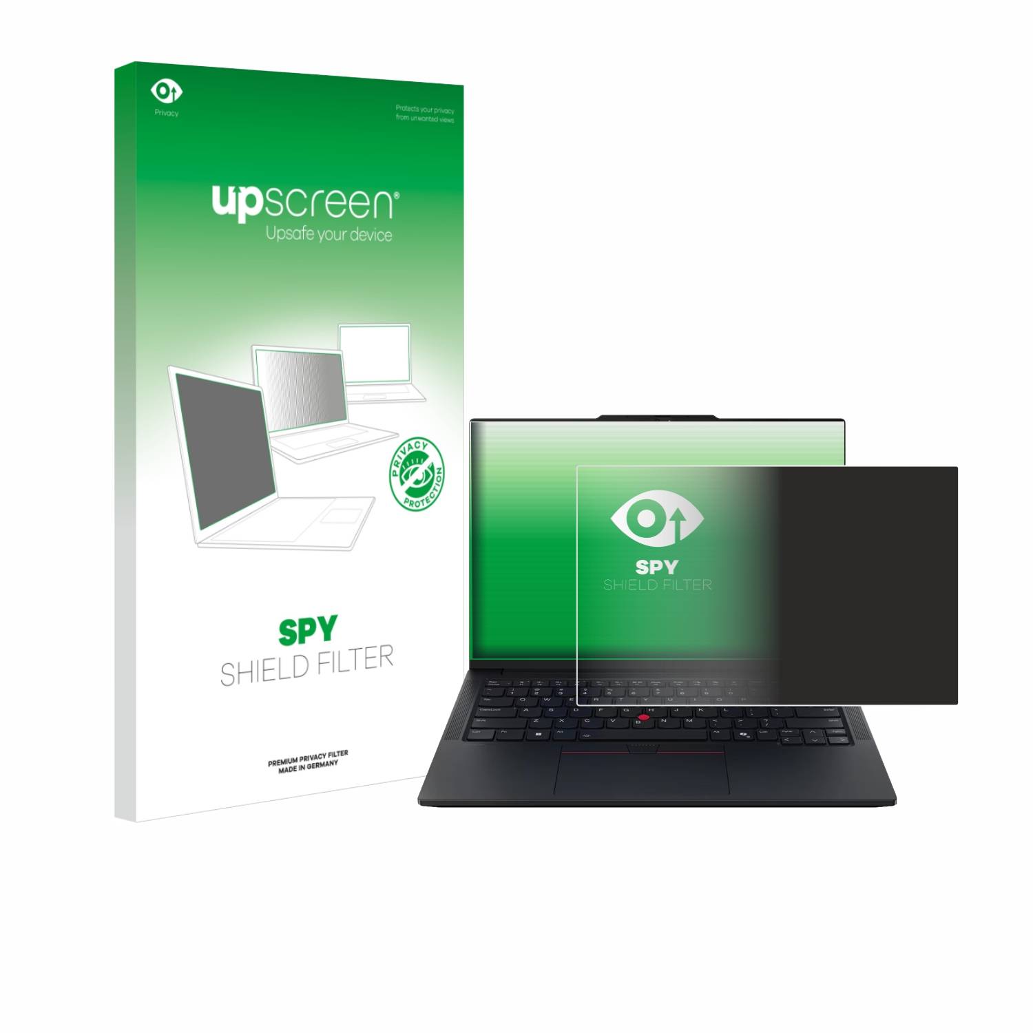upscreen Blickschutzfilter für Lenovo ThinkPad E14 Gen 7 Blaulichtfilter Sichtschutz Privacy Anti Spy abnehmbar-0