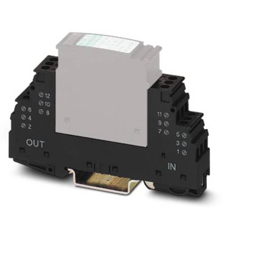 Phoenix Contact 2856265 PT PE/S+1X2-BE Überspannungsschutz-Sockel 10er Set Überspannungsschutz für: Verteilerschrank 10 ...