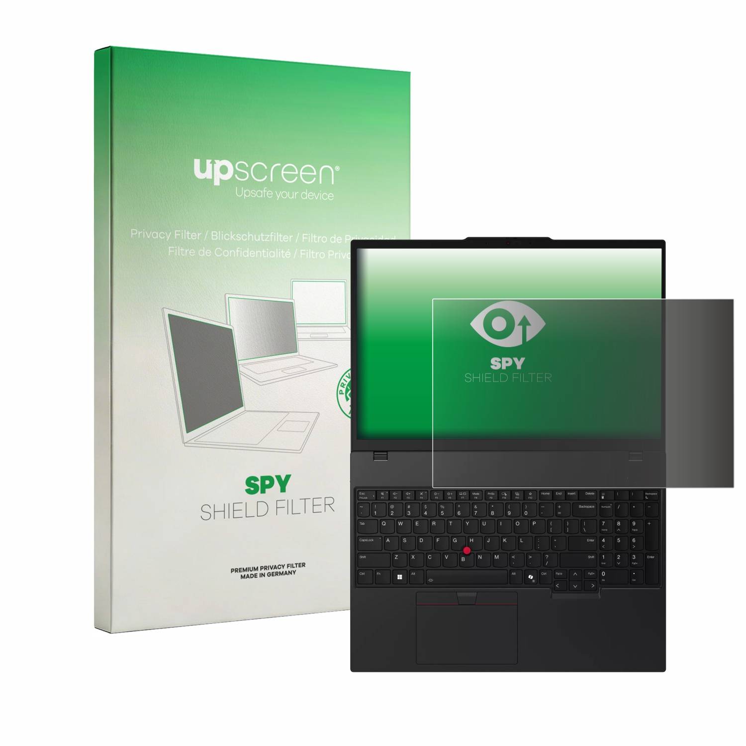 upscreen Blickschutzfilter für Lenovo ThinkPad T16 Gen 4 Blaulichtfilter Sichtschutz Privacy Anti Spy abnehmbar-0