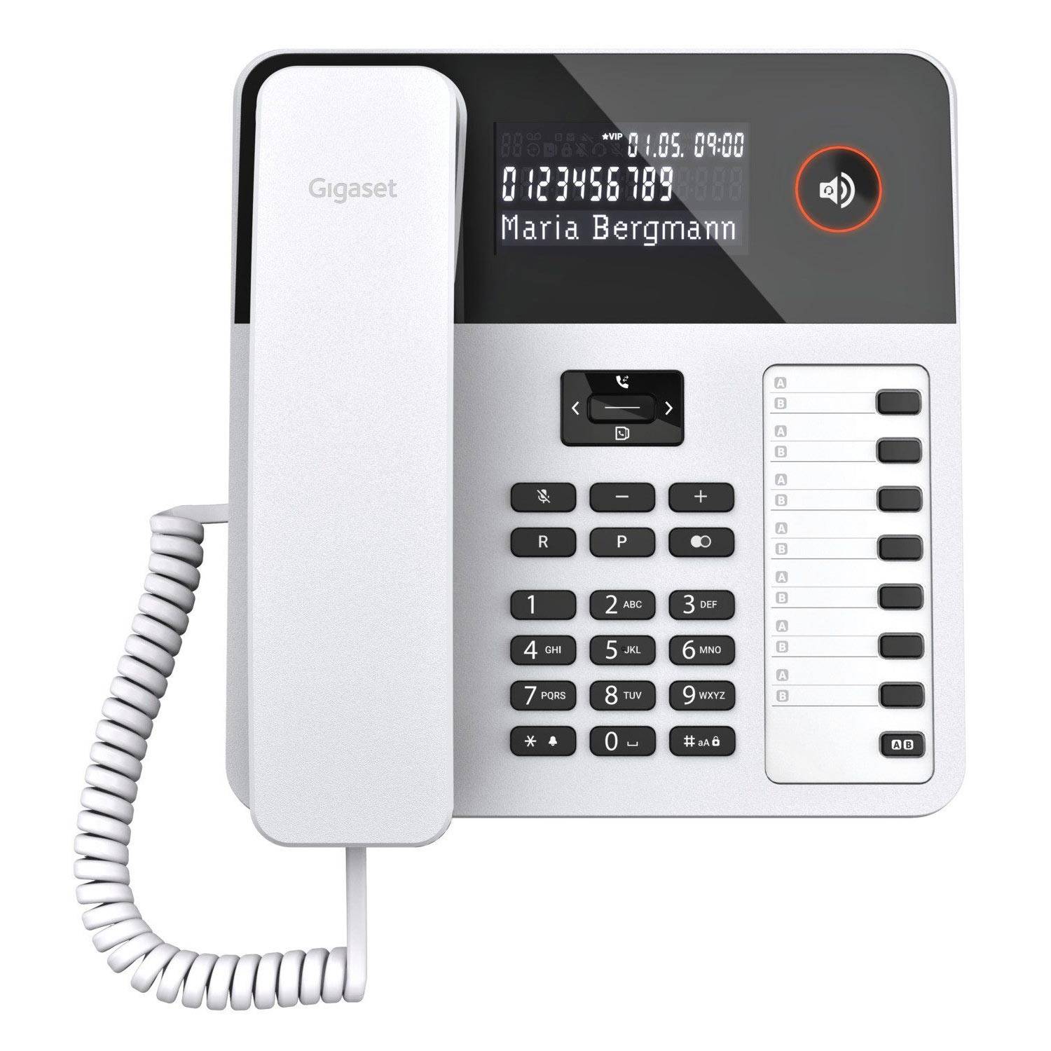 Siemens Gigaset Desk 600 weiß - Analog-Telefon-0