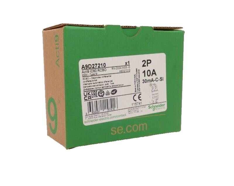Schneider Electric Acti9 IC60 RCBO | Schutzschalter A9D27210 | 115741-1