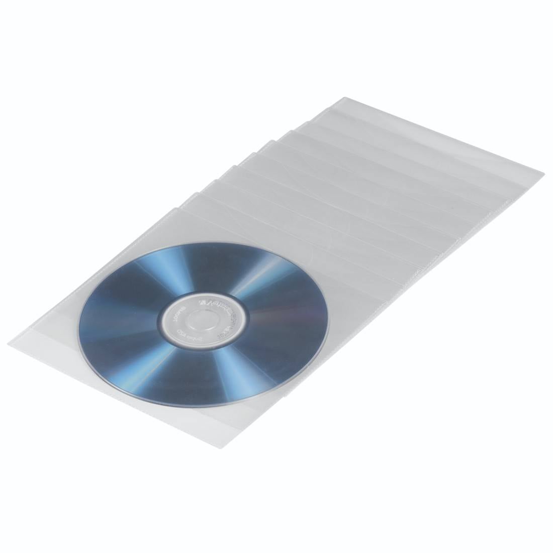 hama 00033809 CD-/DVD-Schutzhüllen 50, Transparent-1