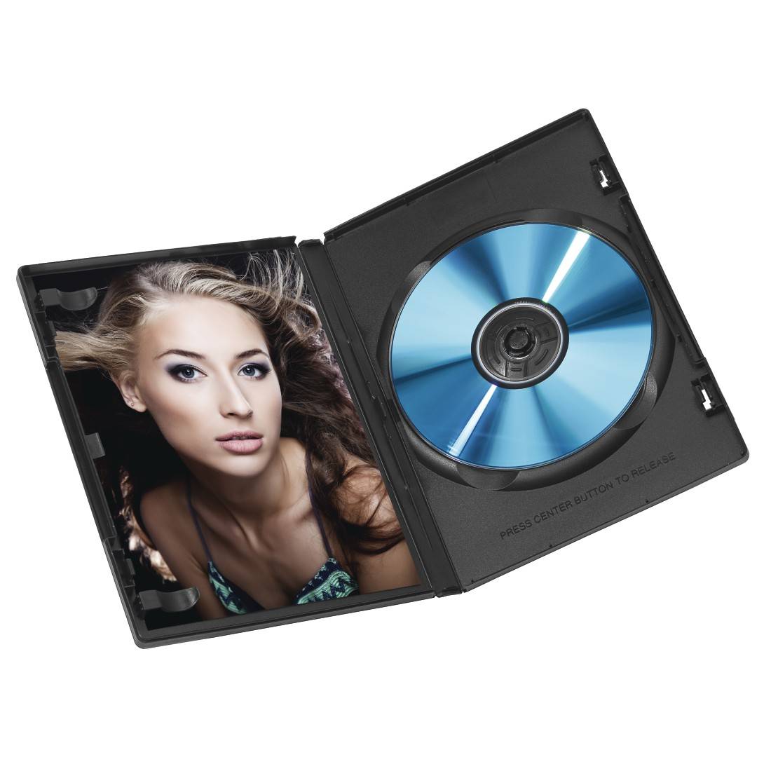 hama 00051297 DVD-Leerhülle Standard, 5er-Pack, Schwarz-0