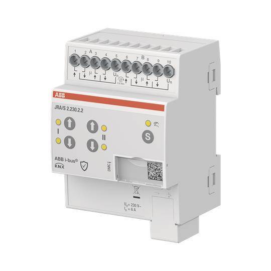 ABB Jal.Akt.,2f,Man.B. JRA/S2.230.2.2 2CDG110284R0011 Install.Baumaterial Schaltermat/Geb.Steu KNX-0
