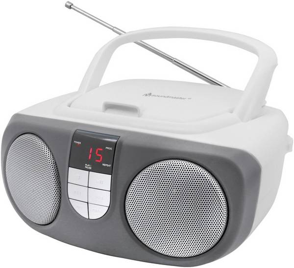 Soundmaster CD-Boombox m. UKW-Radio SCD1400WE ws