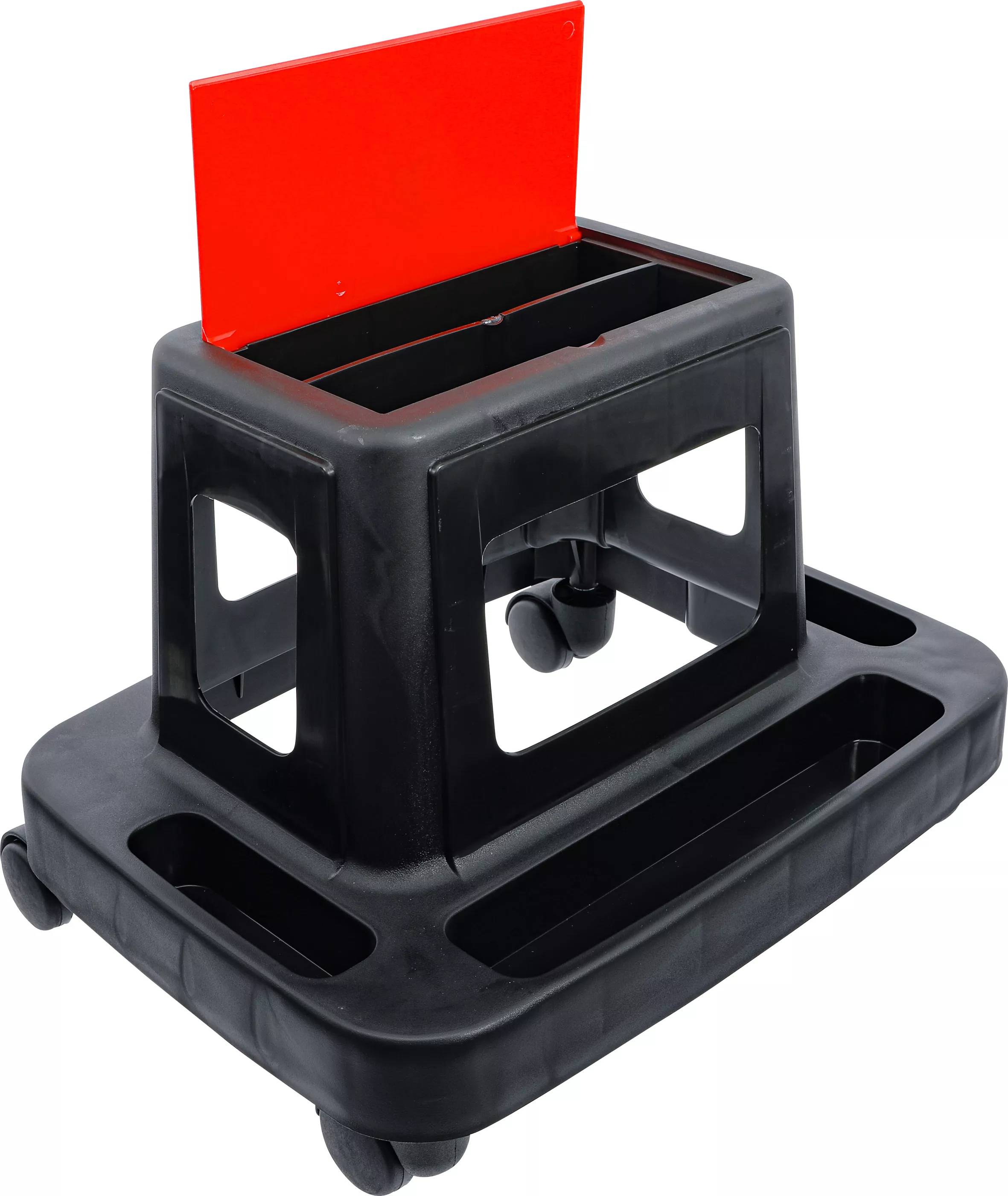 Rollsitz mit Ablagefächern und Staufach-0