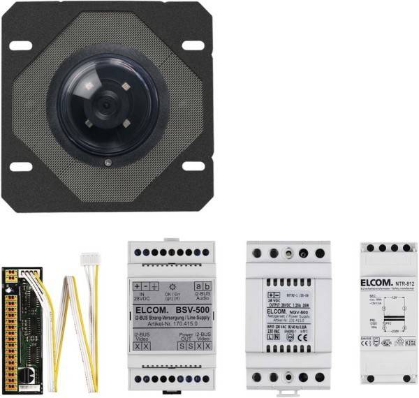 ELCOM VKG-500/BTC, Basic-VideoKit 2 Draht 1001511