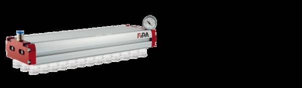 FIPA FSG.VG130.1126.5C02C6, Flächengreifer FSG 1126 mm mit internen Ejektoren Kugelventile, Sauger Ø20 SI