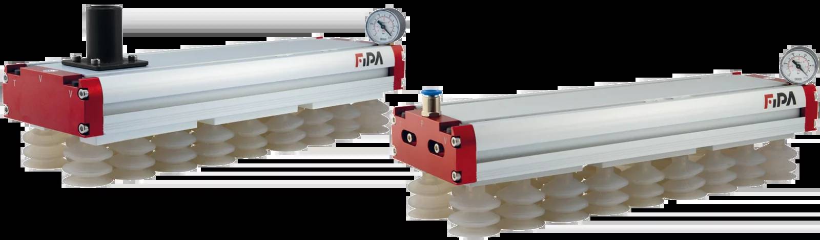 FIPA FSG.PG130.572.3C02C3, Flächengreifer FSG 572 mm mit internen Ejektoren Strömungswiderstände 1,0 mm, Sauger Ø40 SI-0