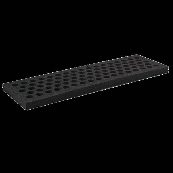 FIPA FSG.ACC130.434.5F20, Schaum f. Flächengreifer FSG 434mm, 20mm hoch EPDM sw, Größe 434mm x 130mm, Höhe 20mm