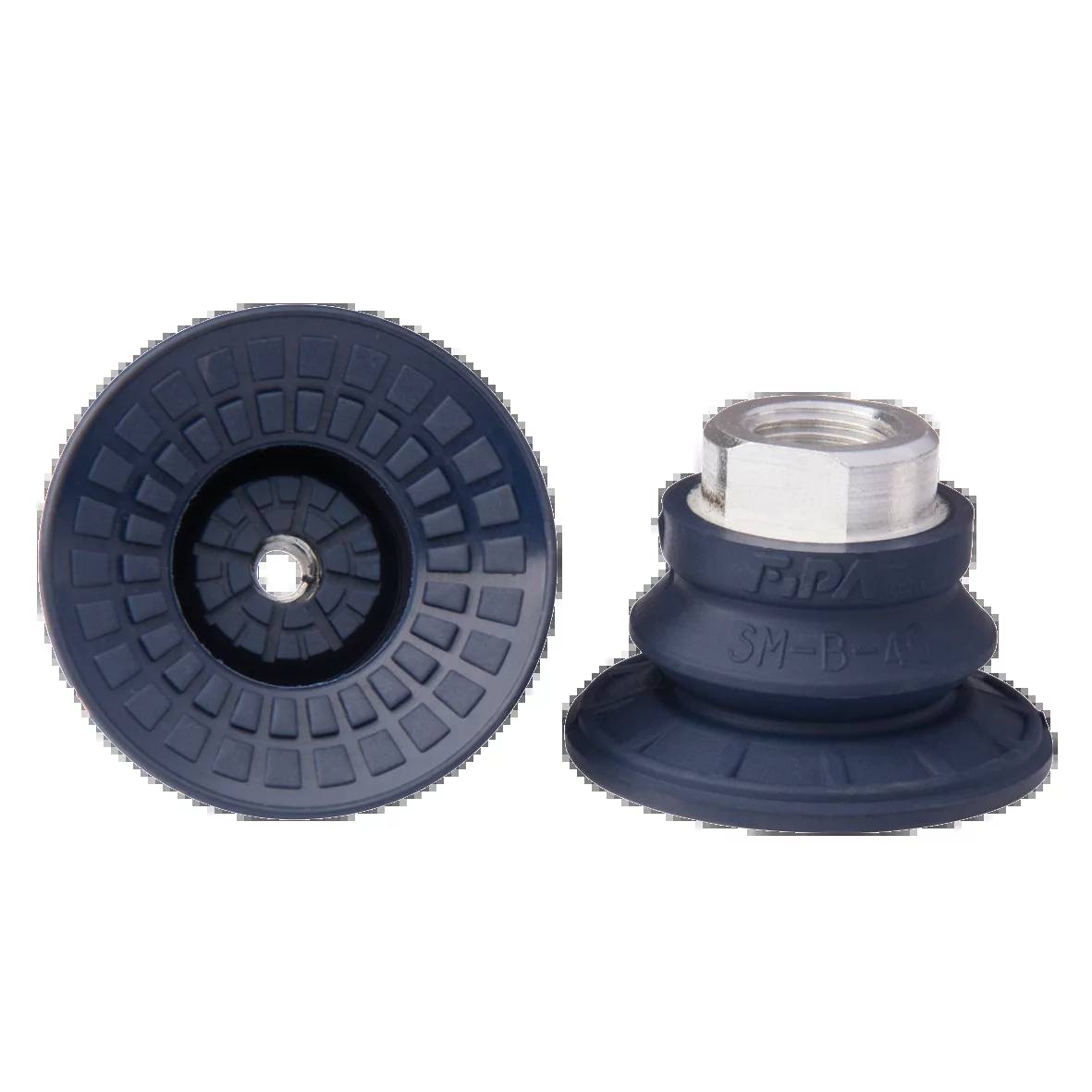 FIPA 22.040.178.1, Balgensauger Ø 42 mm (1,5 Balgen) NBR blau, mit Anschluss G1/4-IG-0