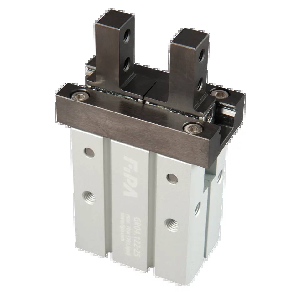 FIPA GR04.122-25, 2-Finger Parallelgreifer Kolben-Ø25 mm, Gesamthub 14 mm, doppelwirkend-0