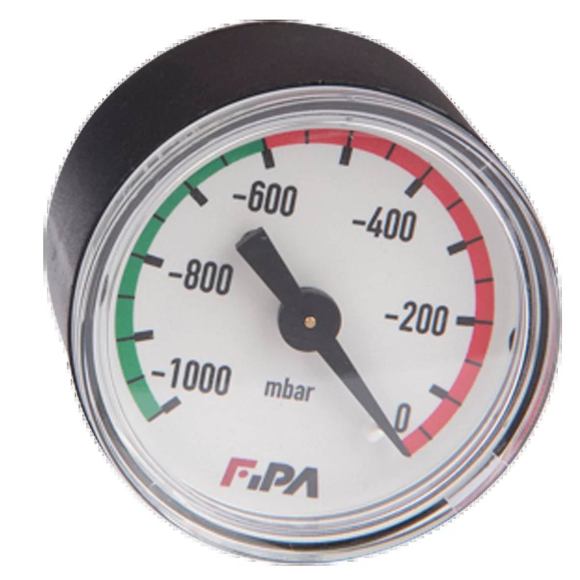 FIPA 91.001_R, Vakuum-Meter Ø 40 mm, R1/8-AG (hinten) Gehäuse: Kunststoff schwarz-0