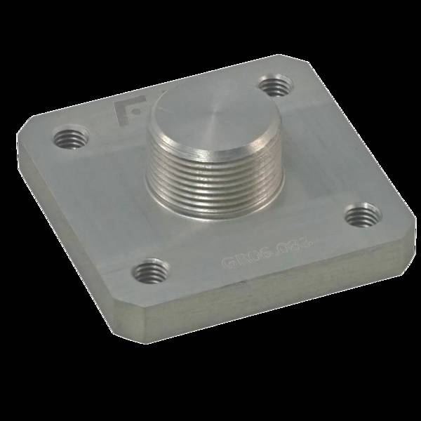 FIPA GR06.083, Adapter für Kurzhubzylinder GR07.025-* Anschluss M17x1-AG