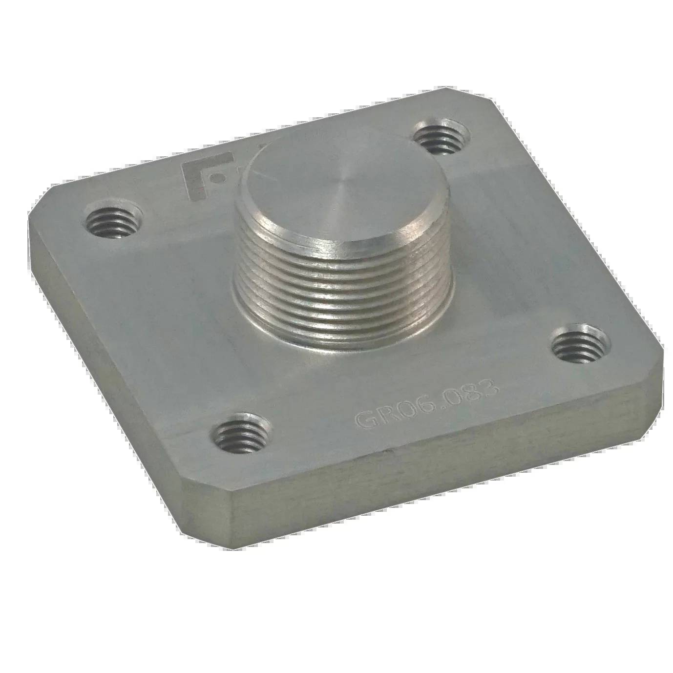FIPA GR06.083, Adapter für Kurzhubzylinder GR07.025-* Anschluss M17x1-AG-0