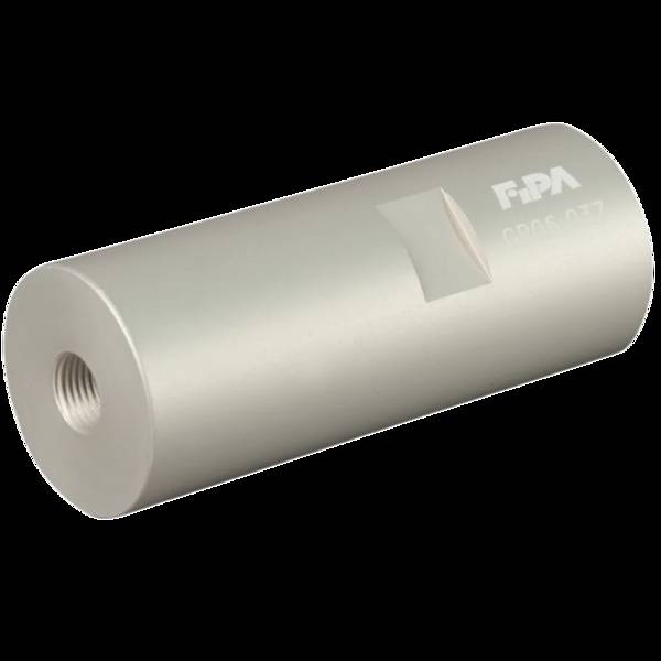 FIPA GR06.037, Verlängerungsrohrfür Innengreifer mit Greifbalg Länge 75 mm, Anschluss M20x1,5-IG, Aluminium