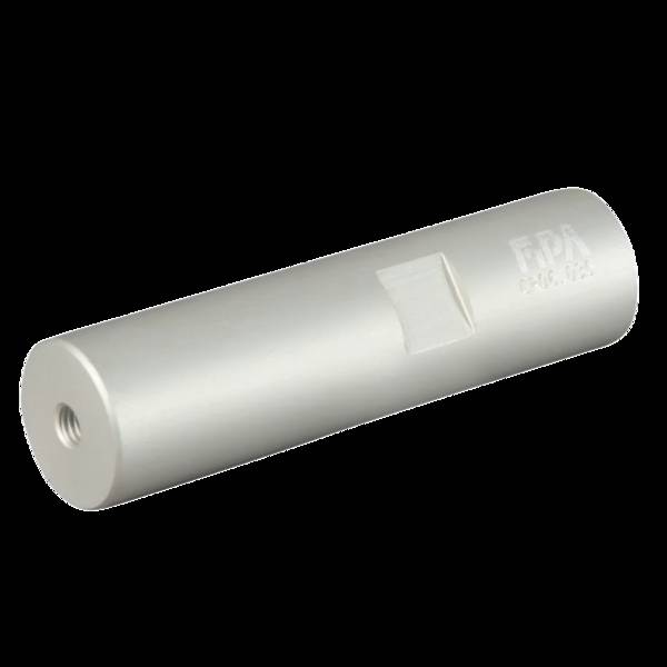 FIPA GR06.035, Verlängerungsrohr für Innengreifer mit Greifbalg Länge 75 mm, Anschluss M12x1,5-IG, Aluminium