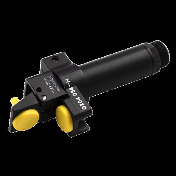 FIPA GR04.034-SE-HNBR, 95° Greiffinger, Klemm-Ø 14 mm, einfachwirkend, mit HNBR-Pad + Anschlagelement (Komplettset)