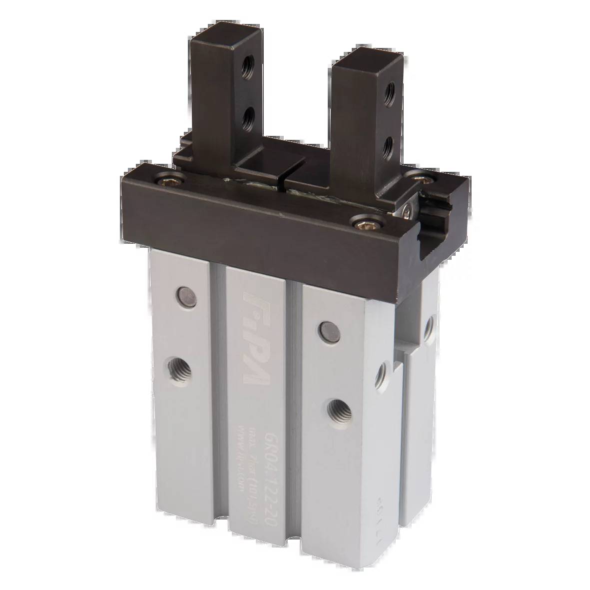 FIPA GR04.122-20, 2-Finger Parallelgreifer Kolben-Ø20 mm, Gesamthub 10 mm, doppelwirkend-0