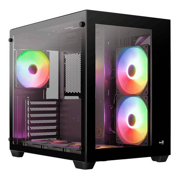 AEROCOOL ADVANCED TECHNOLOGIES Geh Midi Dryft MicroATX/ATX/MiniITX FRGB black - ATX - Gehäuse - ATX