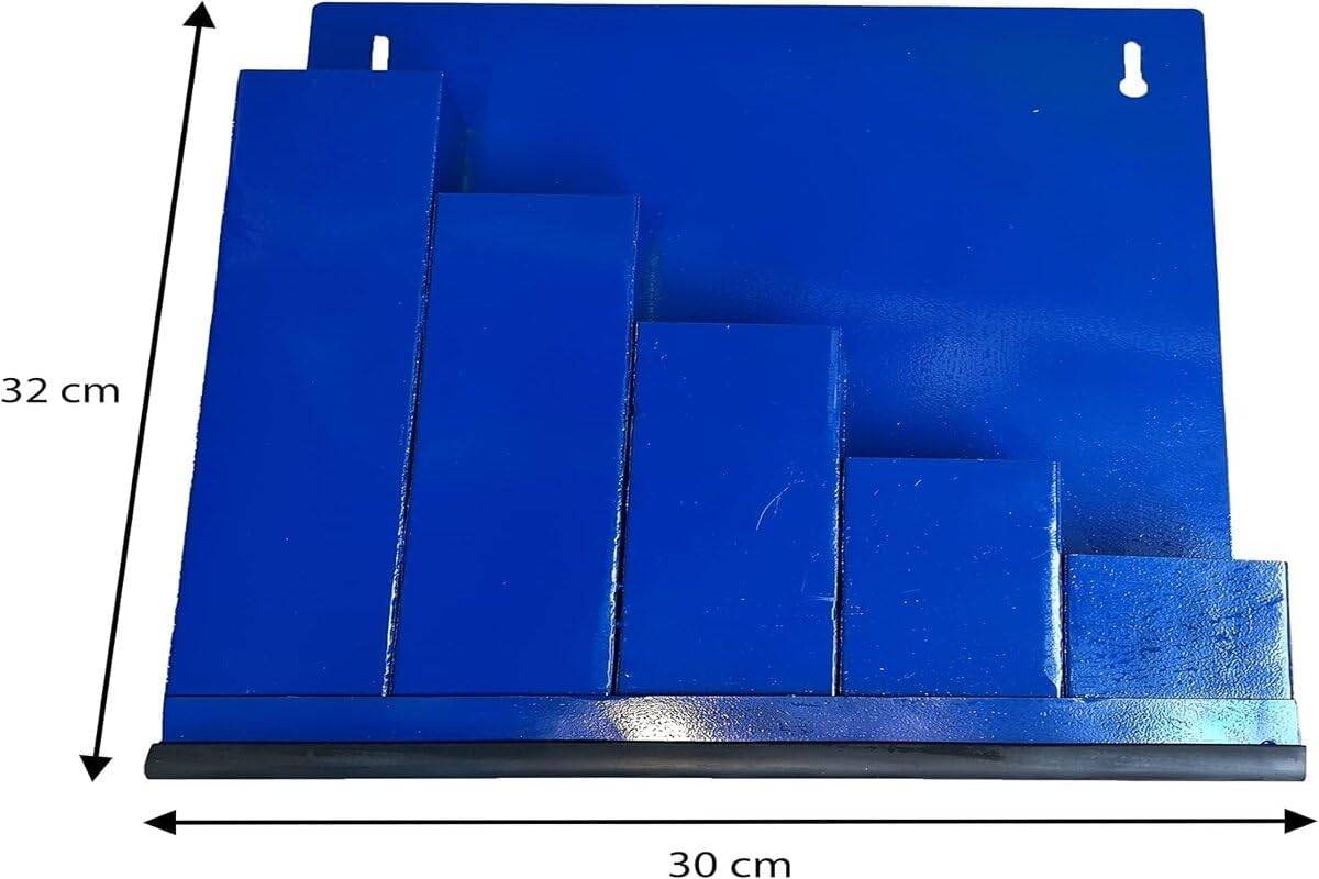 HorzeFix Wandhalter Blau Ordnungsbox Kabelbinderset mit 5x 100 Stück in Schwarz-3