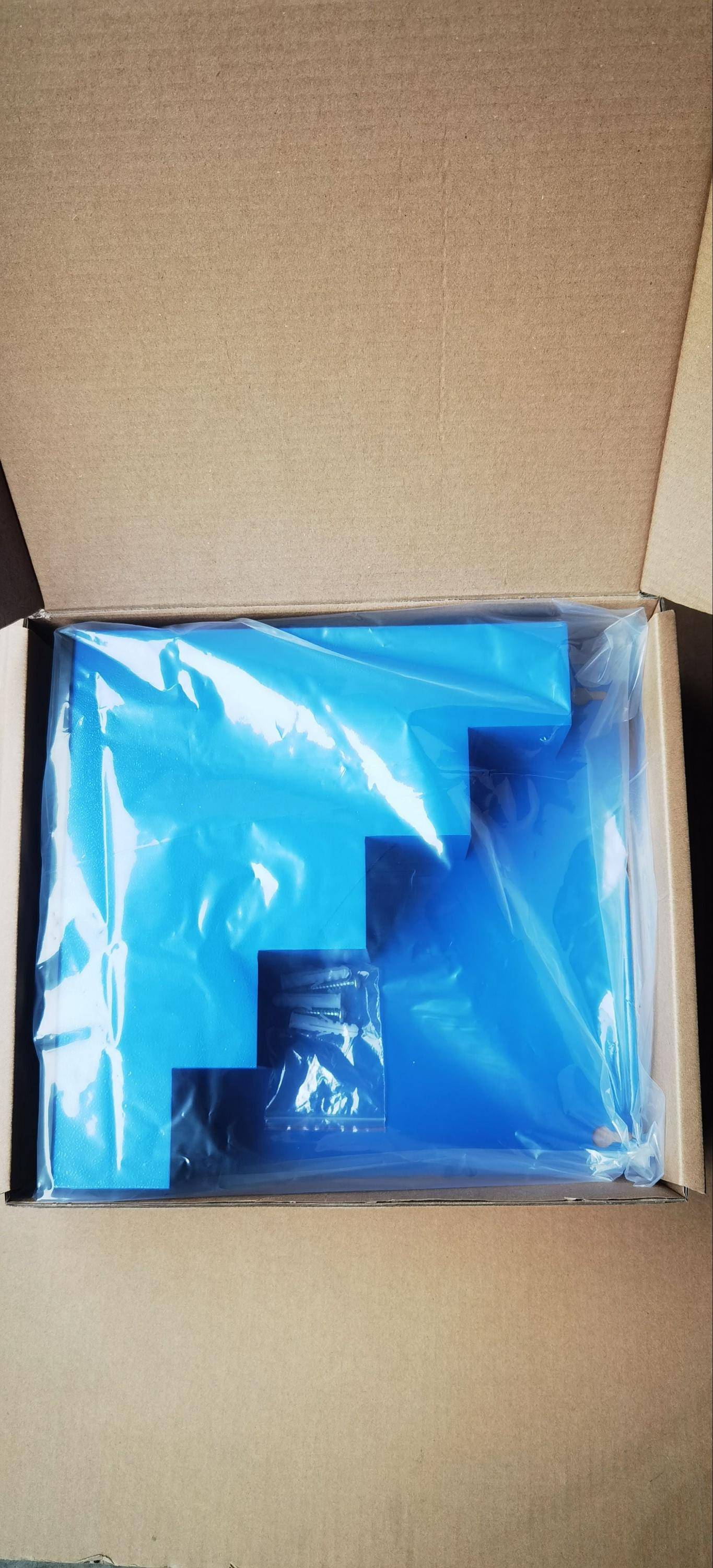 HorzeFix Wandhalter Blau Ordnungsbox Kabelbinderset mit 5x 100 Stück in Schwarz-4