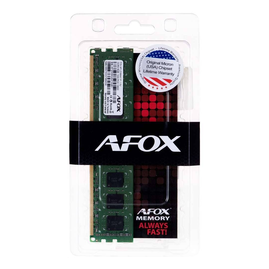 DDR3 8G 1333 UDIMM Speichermodul 8 GB 1 x 8 GB 1333 MHz (AFLD38AK1P) - 8 GB - DD-0