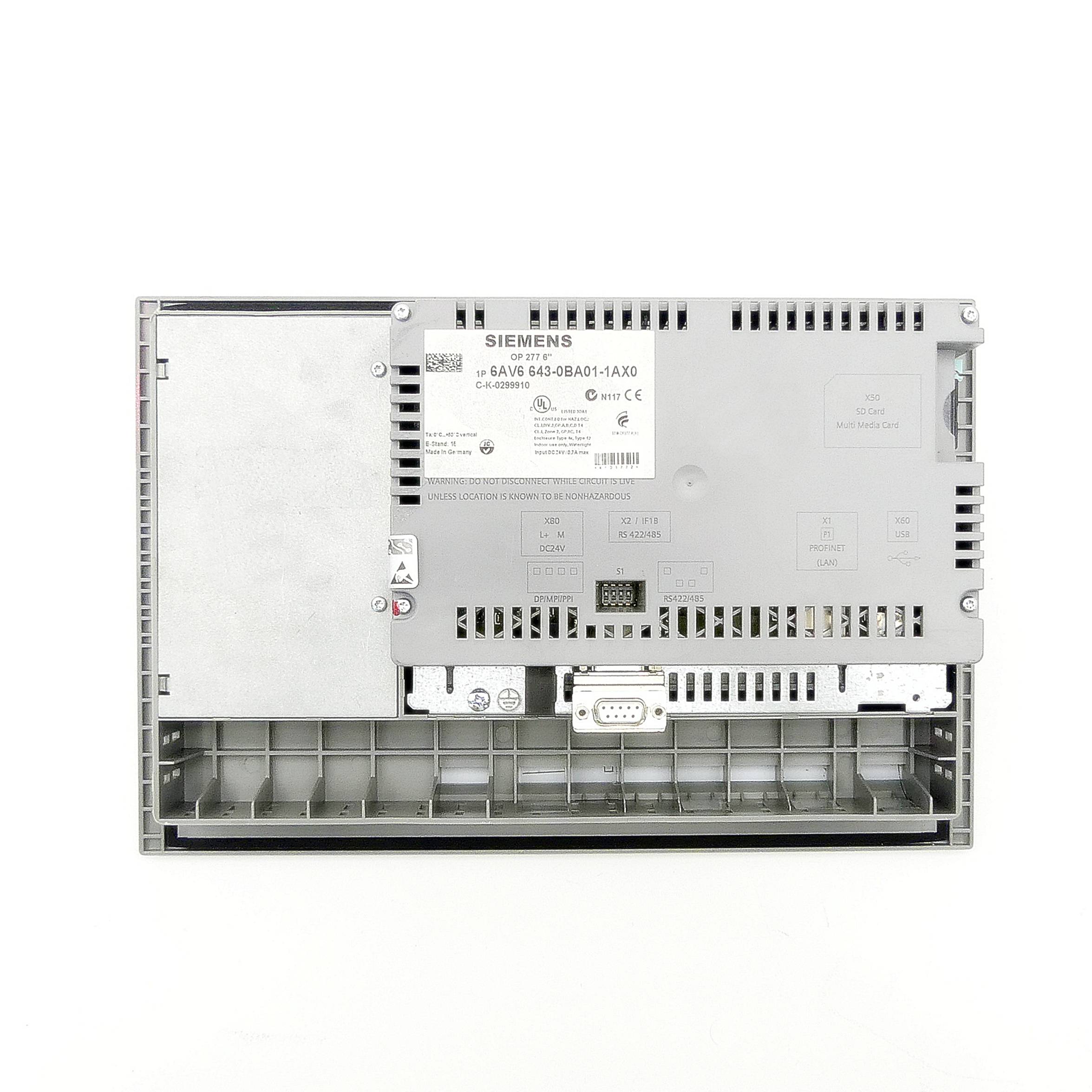 Siemens Bedienfeld (6AV6 643-0BA01-1AX0-used)-3