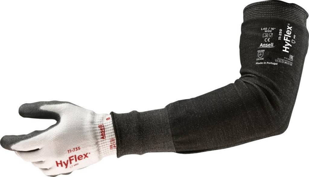 ANSELL Schnittschutz-Armschützer HyFlex 11-250 schwarz 300mm Gr. weit-0