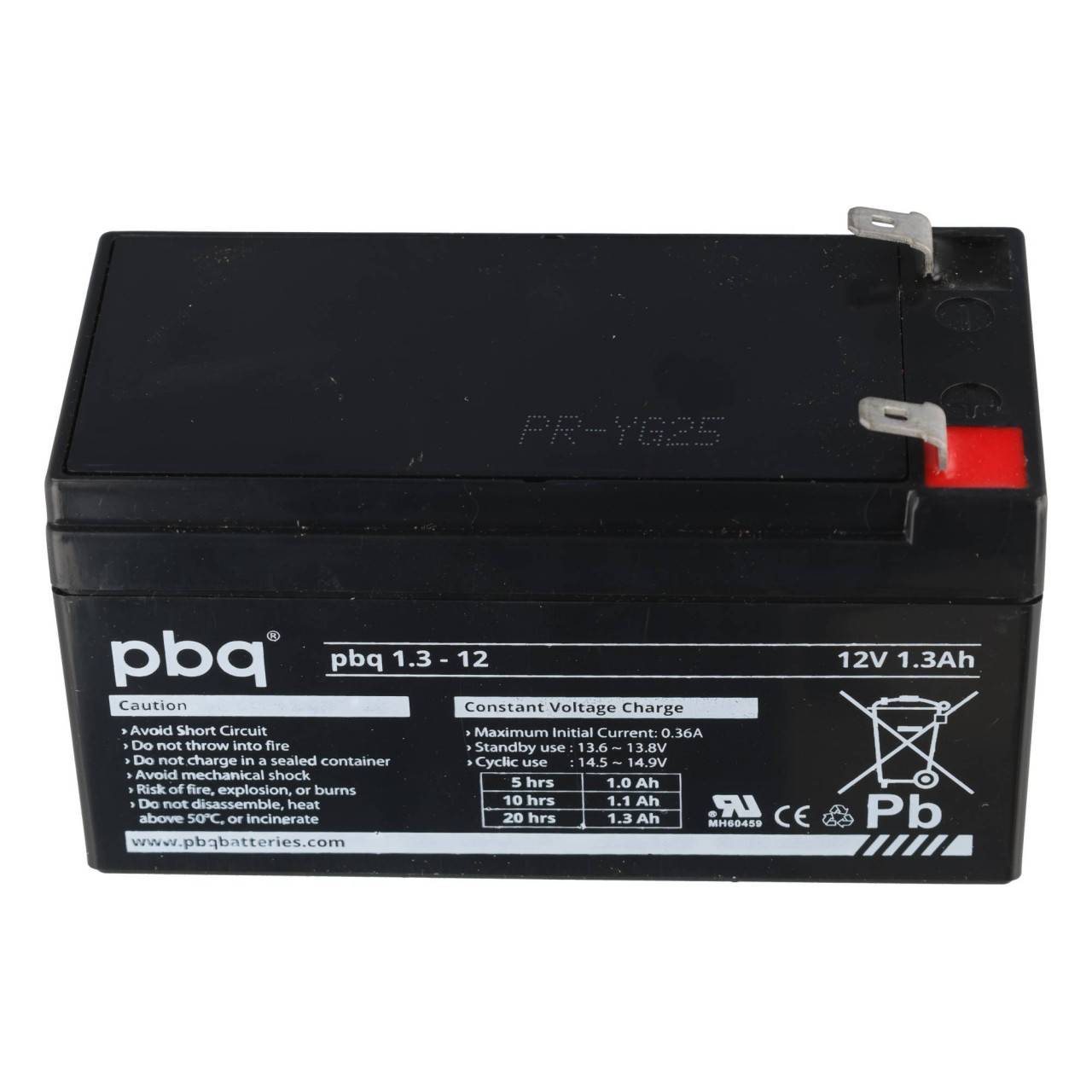 PBQ Bleiakku 1.3-12V, 12 V/ 1,3 Ah 12.0V-3