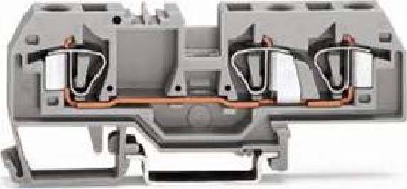WAGO Kontakttechnik Durchgangsklemme gr 0,2-6qmm 282-681-0