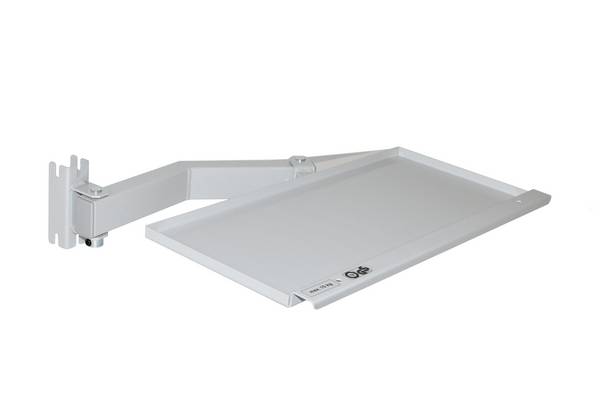Treston Schwenkarm AKV400 ESD mit Neigungsverstellung für WB Arbeitstisch, BxT 460x210 mm, ESD, Tragkraft 15 kg