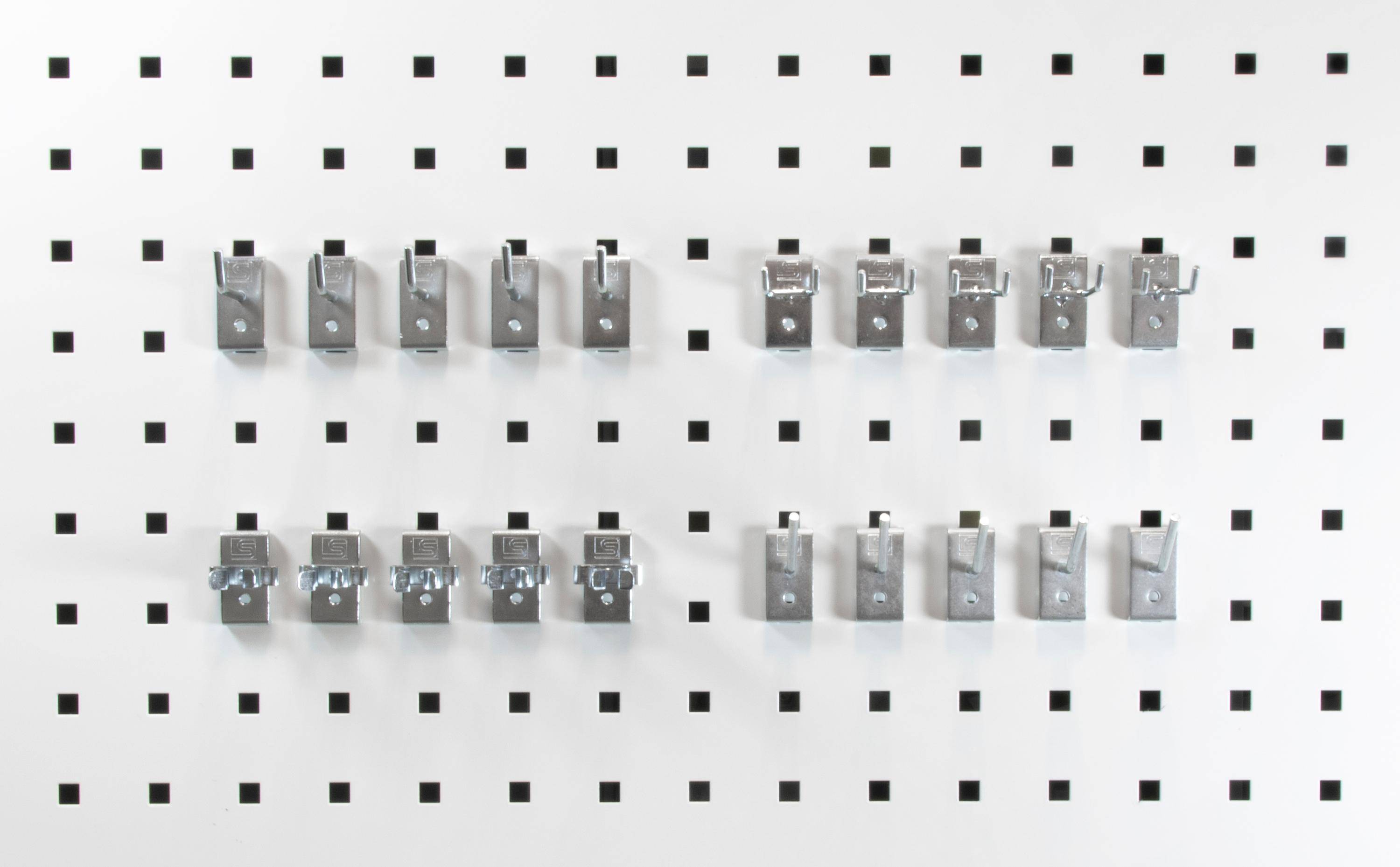 Treston Werkzeughalter-Set 855001-51. Basis-Set 1 mit 20 Werkzeughaltern in 4 Größen aus galvanisiertem Stahl-0