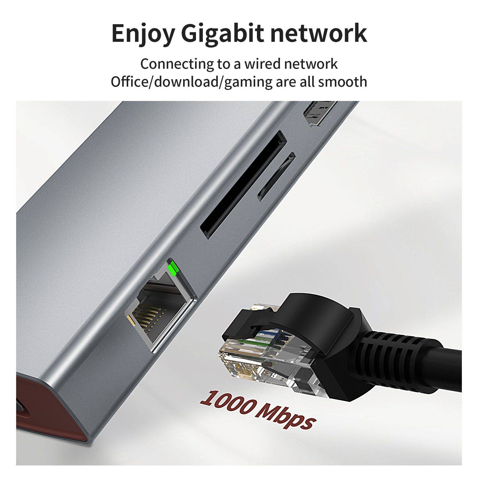 USB-C Hub Docking-12-L (12-in-1)-6