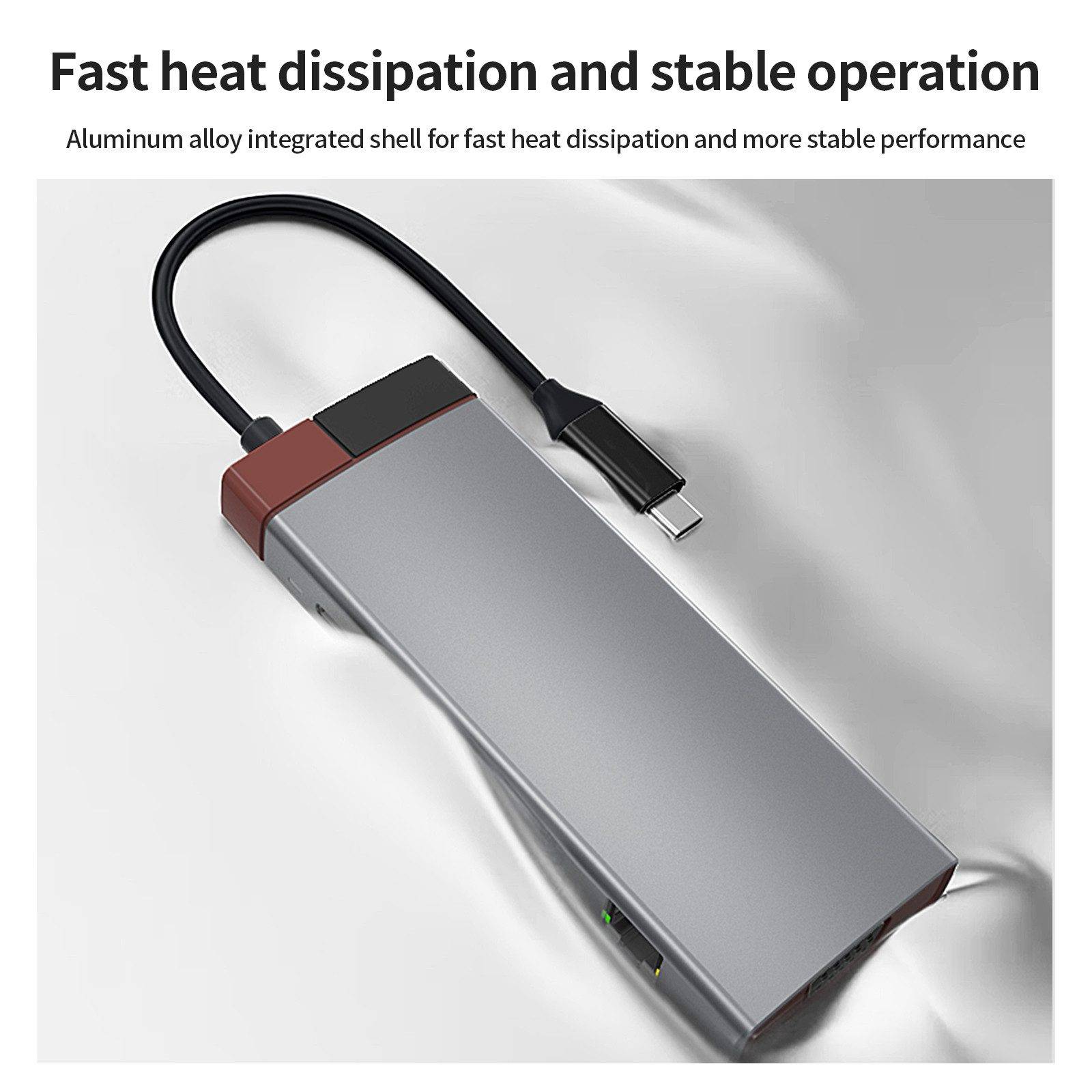 USB-C Hub Docking-12-L (12-in-1)-2