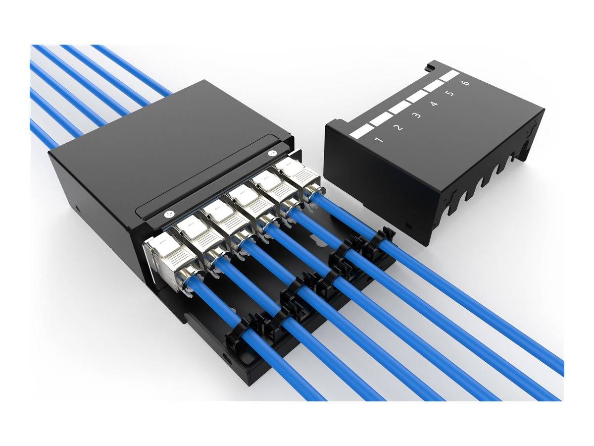 Digitus Konsolidierungspunkt-Box, 6 Ports Keystone-Module DN-93708-6-0